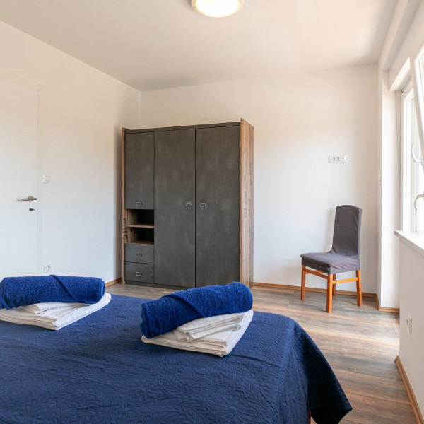 Camere da letto, Apartmani Korana, Appartamenti Korana Štinjan - Pola, con Jacuzzi e Vista Mare su Brioni Pula