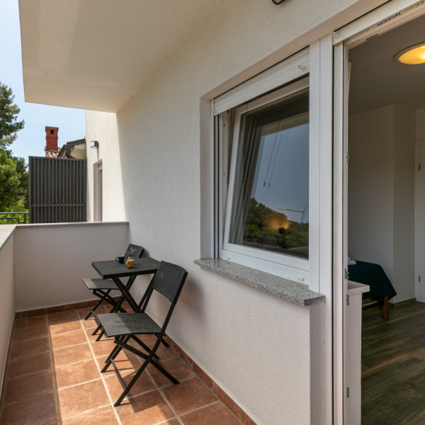 Zimmer, Apartmani Korana, Apartments Korana Štinjan - Pula, mit Jacuzzi und Meerblick auf Brijuni Pula