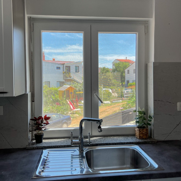 Kitchen, Apartmani Korana, Apartments Korana Štinjan - Pula, with Jacuzzi and Sea View of Brijuni Pula